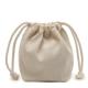 Thick Fabric Drawstring Gift Bags Custom Logo Heavy Cotton Canvas Drawstring Pouch Belt Bag Jewelry Bag