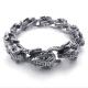 High Quality Tagor Stainless Steel Jewelry Fashion Men's Casting Bracelet PXB108