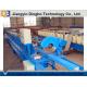7.5kw Main Motor Downspout Roll Forming Machine Controlled by PLC with Hydraulic System