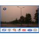 Any Color Polyester Powder Coated parking light pole / commercial light post IP 65 power
