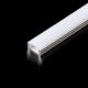 8mm White LED Aluminium Profile Square Profile Light PC Cover Linear