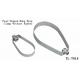 TL-7016 15--315mm pipe single open clamp PVC/EPDM  rubber Glue electrical equipment accessory metal for fixing hose tube