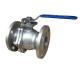 Two Way Stainless Steel Flanged Ball Valve , Stem Reduced Bore Ball Valve Class