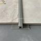 Grey Color PVC Tile Expansion Joint Strips For Subdividing Large Tile Bays