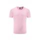 Pink Color 160gsm All Cotton Tee Shirts For Women