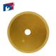 125 Mm Vacuum Brazed Diamond Blades Yellow Color Integral Structure High Speed