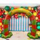 LC Inflatable Christmas Arch Large Outdoor Christmas Light Arch Christmas Lighted Arch