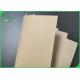 Recycle 250gsm 300gsm Brown Kraft Paper Sheet For Shoe Boxes High Stiffness