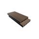 Plain Extruded ISO 9001 5800mm WPC Hollow Decking