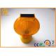 Solar Panel 0.3W PC Amber Rechargeable Strobe Light 185*95*325MM