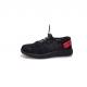 Shengjie Lightweight Fly Knit Fabric Slip On Work Shoes Men Black Anti-Smash Steel Toe Kevlar Safety Shoes