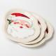 FDA Disposable Paper Plate Santa Claus Christmas Party Supplies Set Special Shape