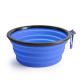 Collapsible Dog Bowl,Silicone Portable Foldable Water Bowls With Carabiner Clip For Travel pet dishes bowls