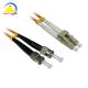 ST To LC Duplex 3.0mm FTTX Multi Mode Fiber Cable YOFC Corning
