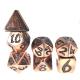 Mini RPG Dice 7 Piece Dice Set Multifunctional Polyhedral Handcrafted Nontoxic
