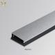 Flat Brushed Aluminum Skirting Boards Profile 50mm 60mm 78mm