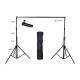 30mm stable  Telescopic Photographic Backdrop Stand  on anti - oxidation  by pure metal