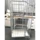 Heavy Duty Wire Mesh Storage Cage Four Wheel OEM Service Accepted