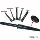 5 in 1 Black interchangeable Hair curling wand barrel-Hair Tools