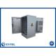 IP55 Outdoor Telecom Enclosure Anti theft Three Point Lock  Air Conditioner Cooling