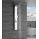 304 Stainless Steel Shower Panel with Top Rain Shower and Back Massage Nozzles