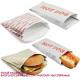 Foil Paper Hot Dog Holders Hamburger Wrapper Combination Pack, Grease Resistant Food Bag