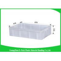 Rectangle Folding Large Plastic Storage Boxes , Big Plastic Containers Eco - Friendly