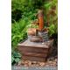 Bamboo Lighted Outdoor Water Fountains