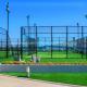 LED Lighting Padel Tennis Courts Custom 12mm Height  Grass Surface
