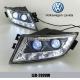 VW Lavida daylight DRL LED Daytime driving Lights car foglight retrofit