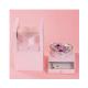 Heart Shaped Transparent Cardboard Hamper Boxes Flower Bouquet Box With Drawer OEM