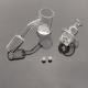 Small Smoking Accessories Transparent Smoking Packaging Water Pipe