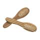 Household Middle Massaging Hair Brush With Oval Bamboo Handle