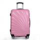 Pink Push Button ISO9001 Business Travel ABS PC Luggage