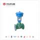 Fluoroplastic PTFE Lined Diaphragm Valve Casted Steel Pneumatic Operated