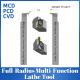 Full Radius Lathe Tool 10x Lifespan PCD MCD Jewelry Tools Ra0.1μM Finish Multi Function