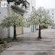 UVG artificial white cherry flower trees for indoor wedding decoartion 12ft tall CHR023
