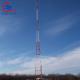 Tubular Gsm Monopole Telecom Tower Antenna Signal Pole 100 Foot