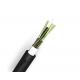 Non Metallic Fiber Optic Cable GYFTY Multi Core 6-288 Duct Loose Tube Customized Length