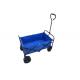 Swivel Handle Lightweight Collapsible Wagon Cart With Sand Wheel 70kg Capacity