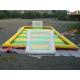 Popular Soapy Football PVC Inflatable FieId Sports Games, Water Soccer Pitch Games