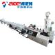 PVC Plastic Pipe Extrusion Line Double Screw Weight 2-20 T High Efficiency