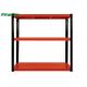 3 Layers 500Kg Capacity Bolted Shelving Systems Powder Coated Finish For Warehouse