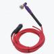 WT125F TIG Welding Torch with Red Cable Glass Cup and Gas Lens Customized ODM Support