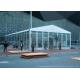 White Restaurant Outdoor Party Tents 10 X 20 Party Tent Flame Retardant