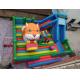 0.55mm PVC Tarpaulin Inflatable Amusement Park For Family Garden