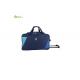 600D Polyester Economic Wheeled Duffel Luggage With In Line Skate Wheels
