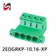 600V 10.16mm Pitch Pluggable Terminal Blocks Male And Female Wire To Wire Manufacturer
