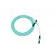 3.0mm LSZH Jacket 12 Core OM3 MPO Cable Aqua Color For 40/100G Connectivity