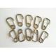 Stainless Steel D Ring Hooks / Snap Carabiner Hook With Eye And Lock Hardware